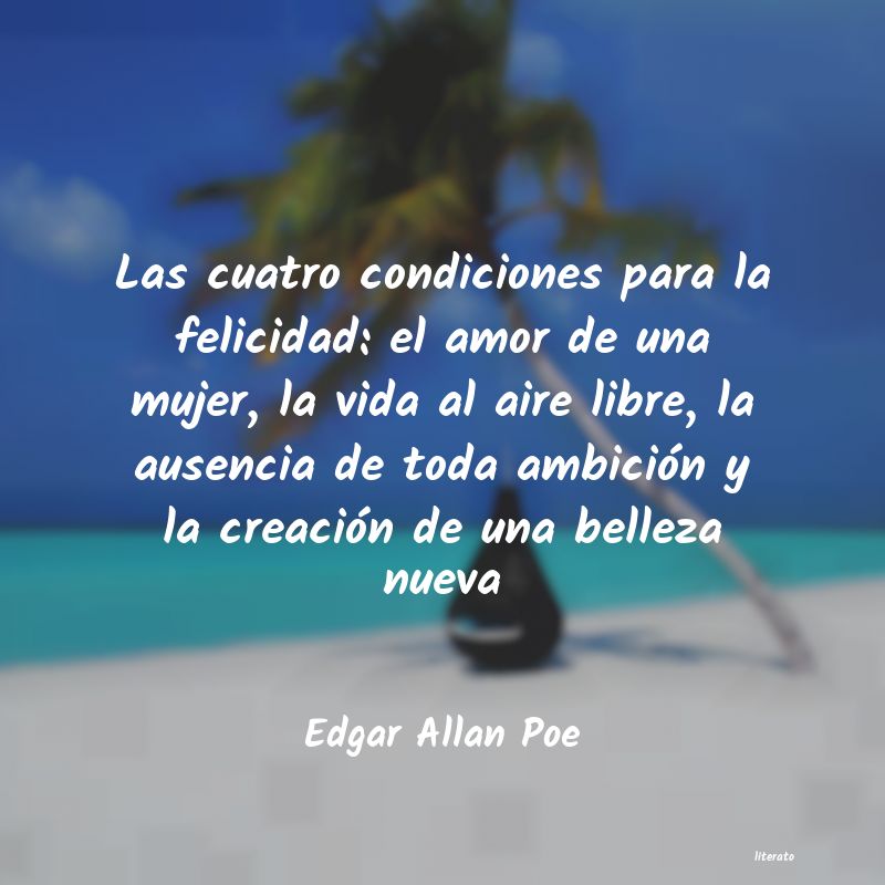 Frases de Edgar Allan Poe