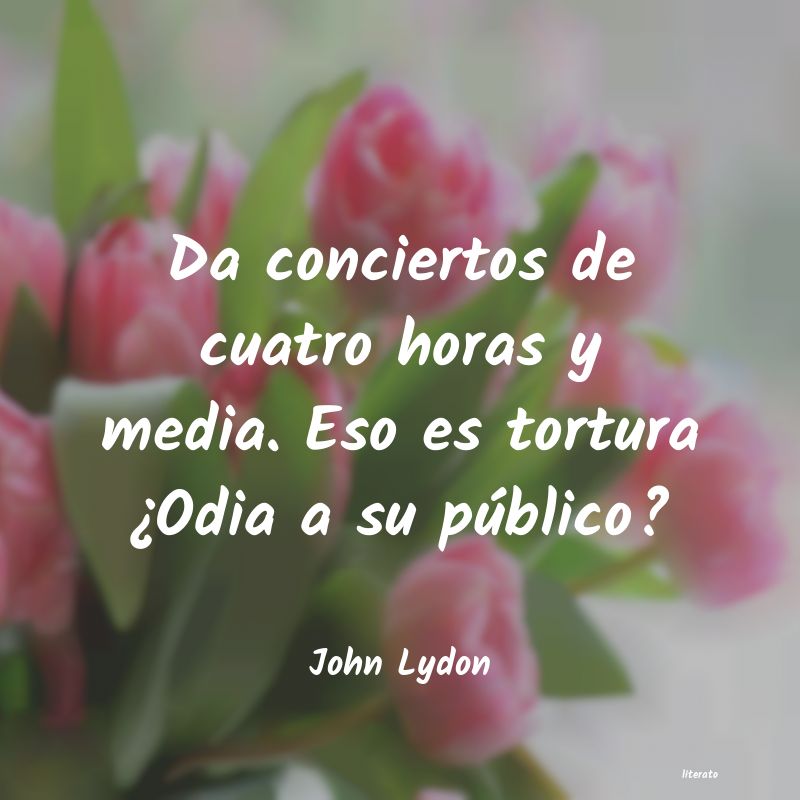 frases de John Lydon