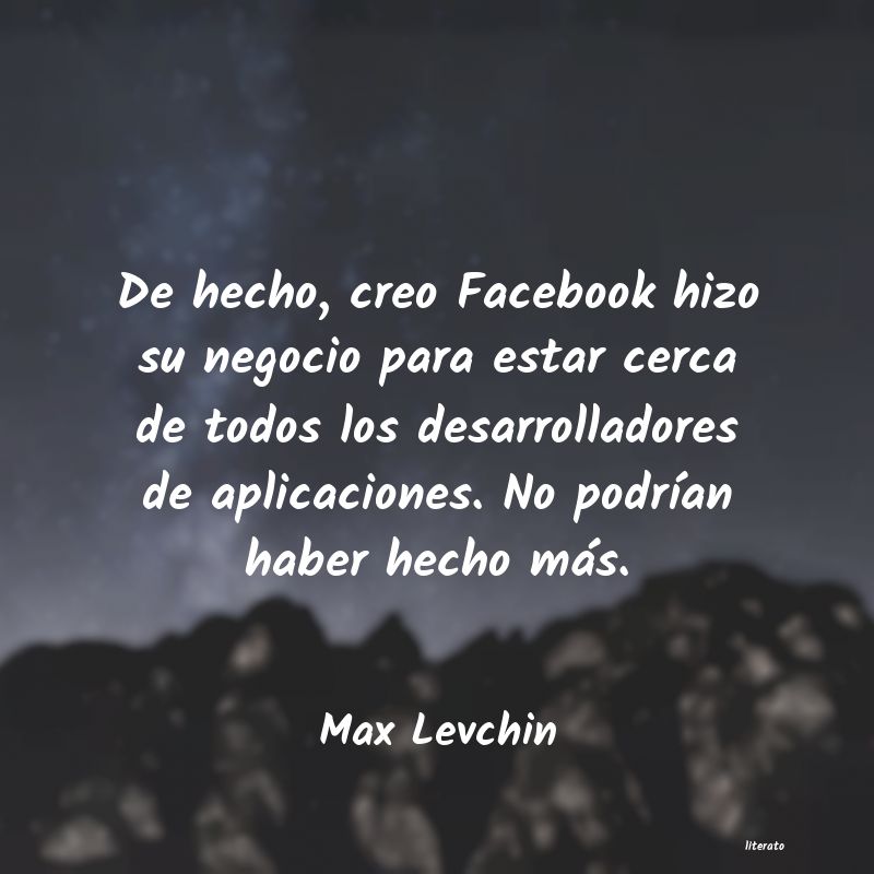 Frases de Max Levchin