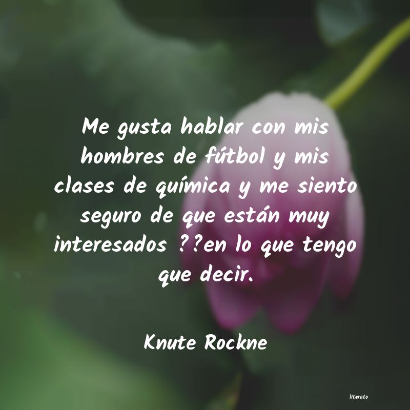 Frases de Knute Rockne