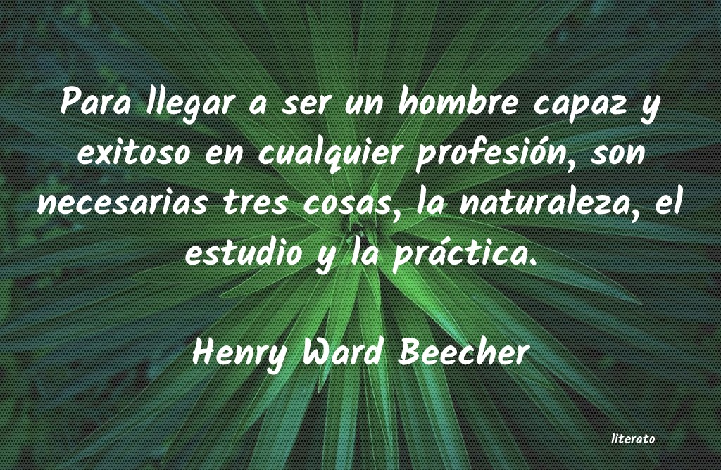 frases de Henry Ward Beecher