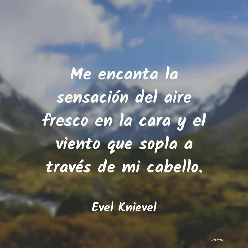 frases de Evel Knievel