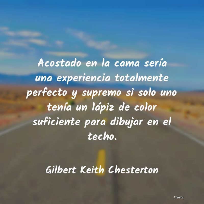 Frases de Gilbert Keith Chesterton