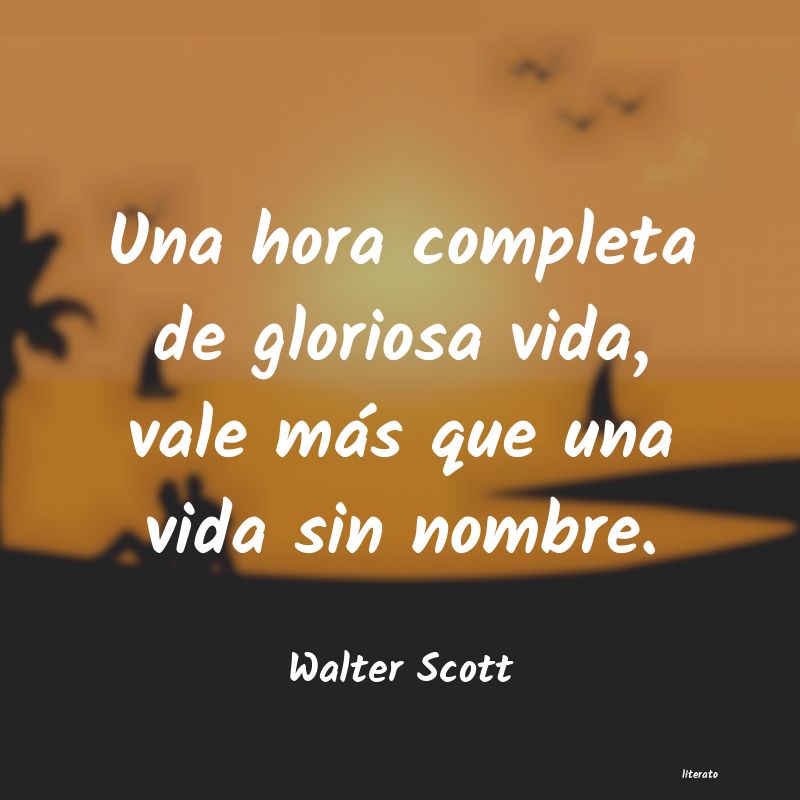 Frases de Walter Scott