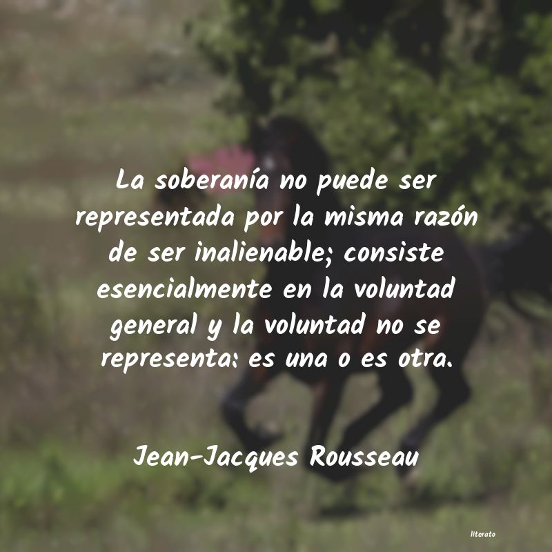 frases de Jean-Jacques Rousseau