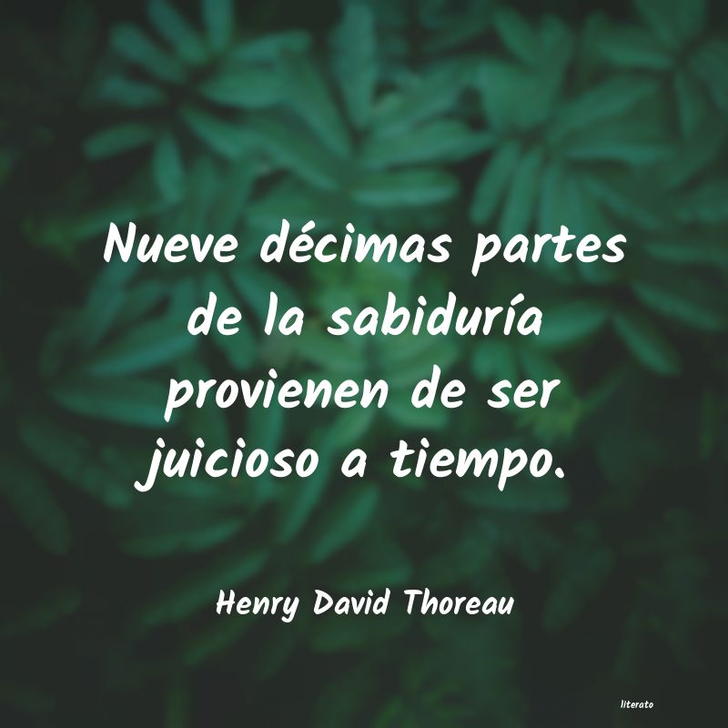 Frases de Henry David Thoreau