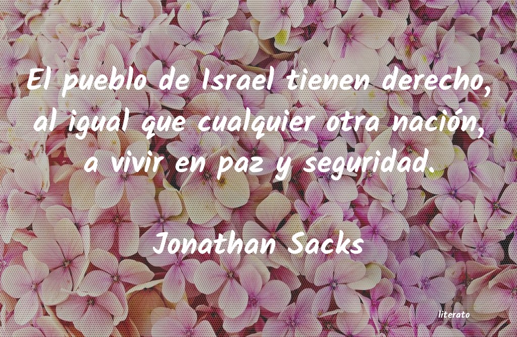 Frases de Jonathan Sacks