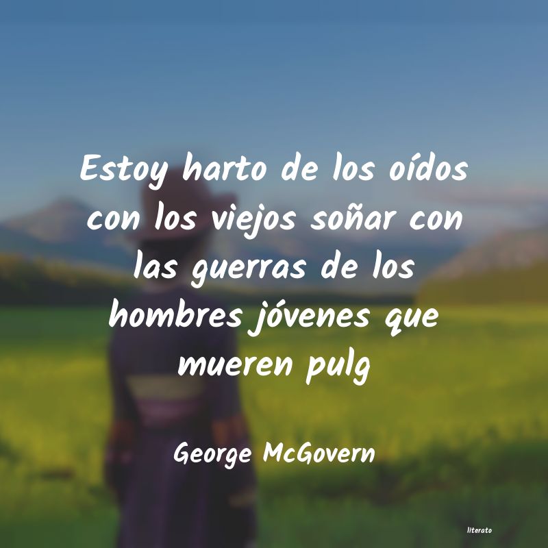 frases de George McGovern