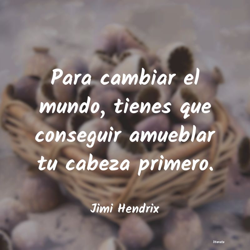 Frases de Jimi Hendrix