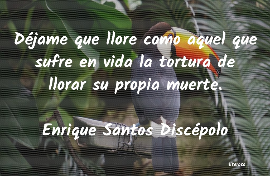 frases de Enrique Santos DiscÃ©polo