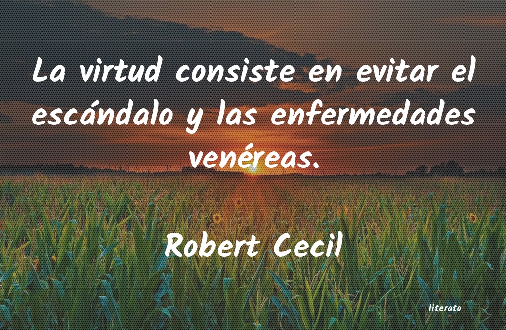 Frases de Robert Cecil