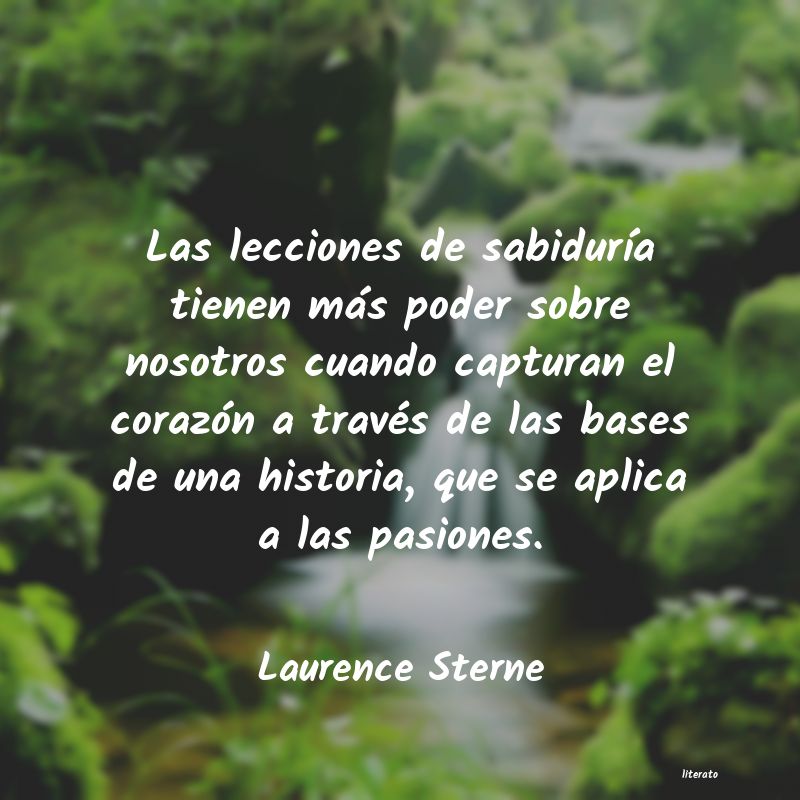 frases de Laurence Sterne