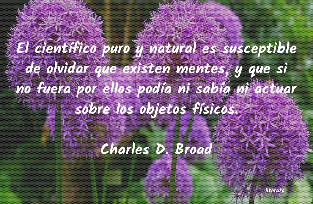 Frases de Charles D. Broad