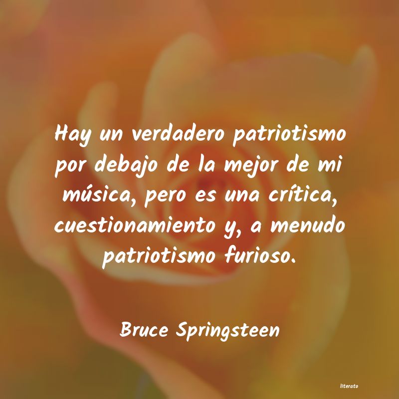 Frases de Bruce Springsteen