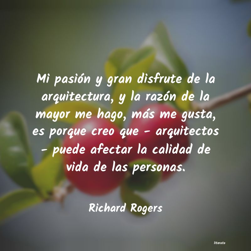frases de Richard Rogers