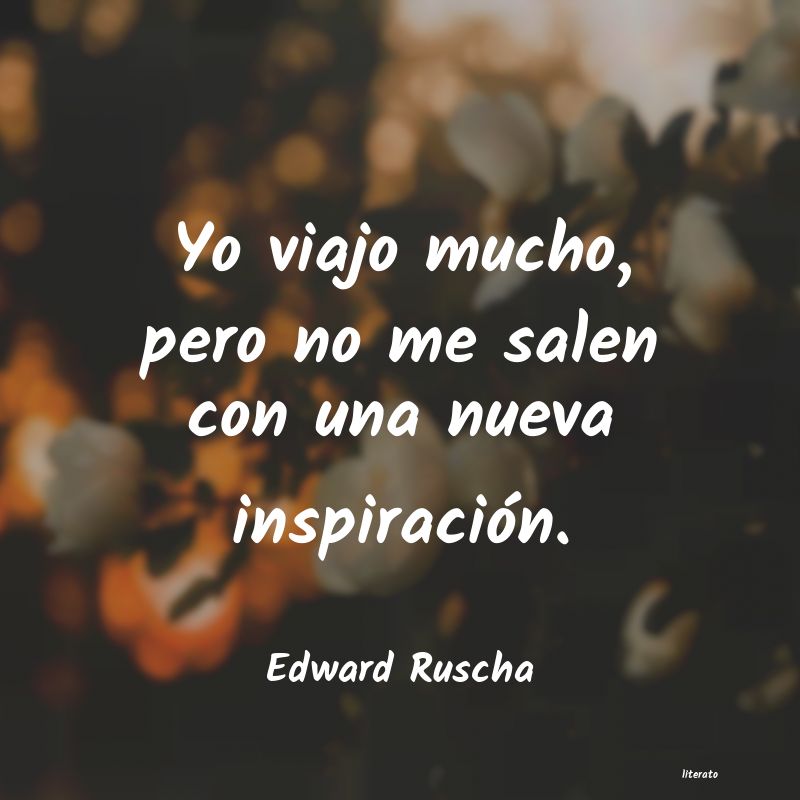 Frases de Edward Ruscha