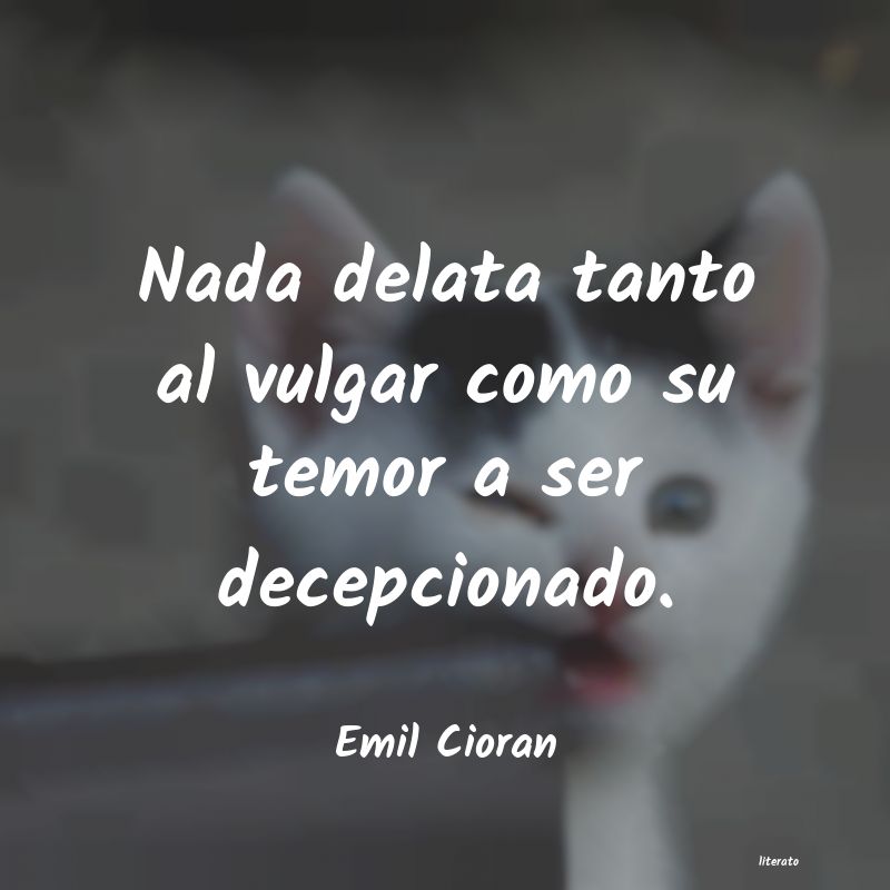frases de Emil Cioran
