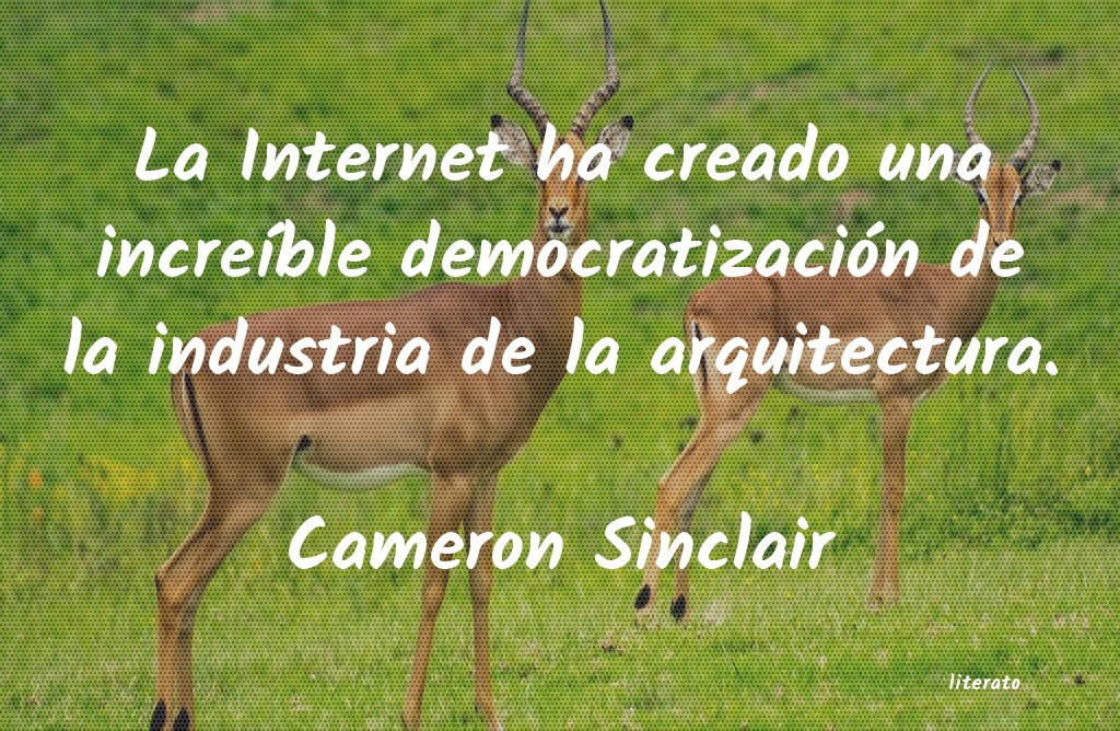 Frases de Cameron Sinclair