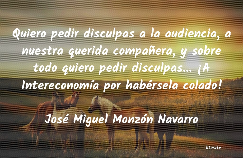 Frases de José Miguel Monzón Navarro