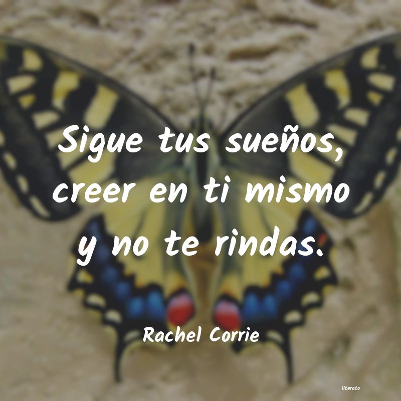 frases de Rachel Corrie