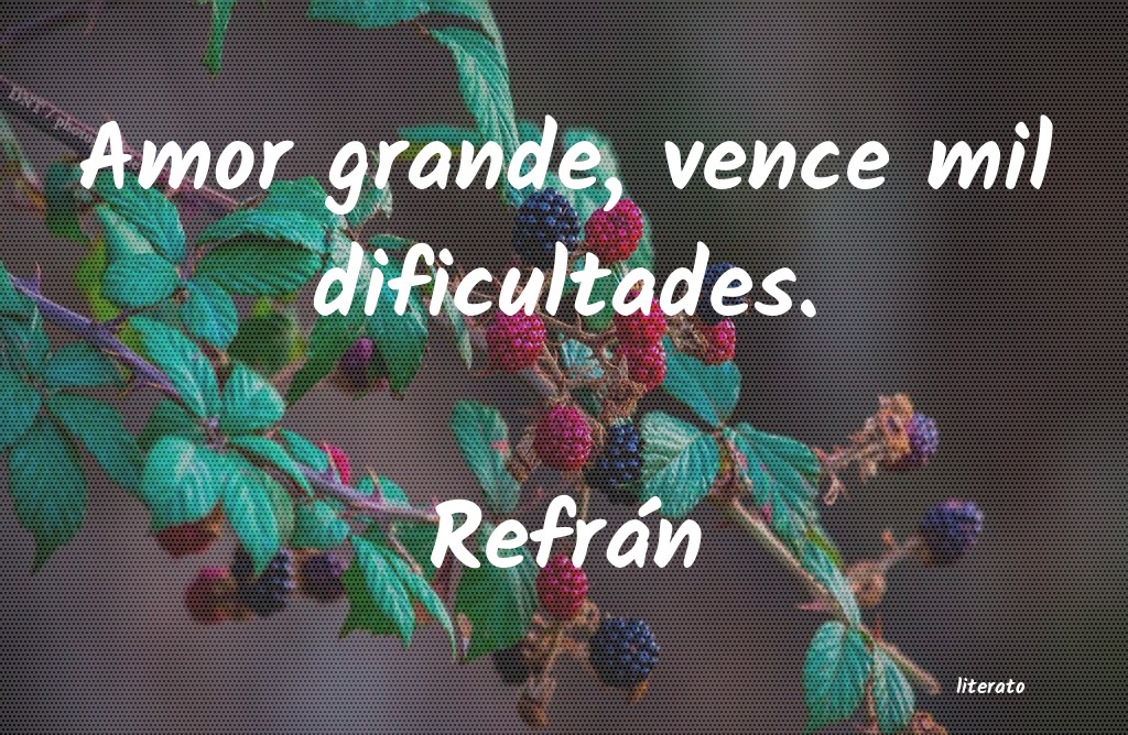 Frases de Refrán