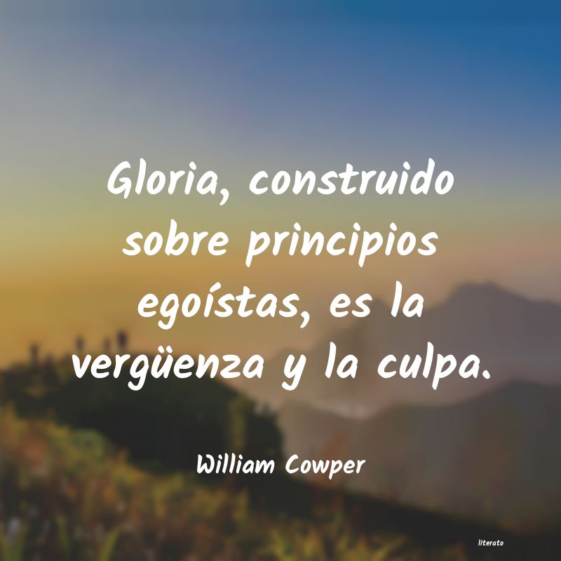 Frases de William Cowper