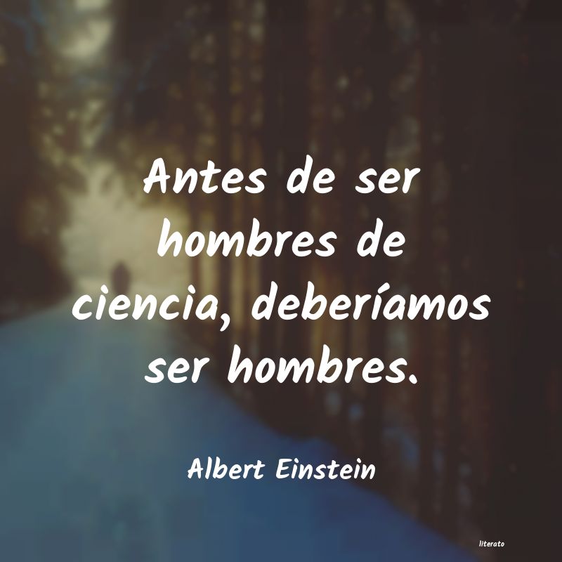 frases de Albert Einstein