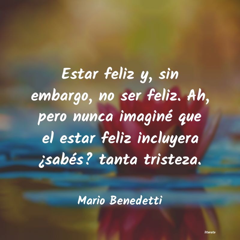 frases de Mario Benedetti