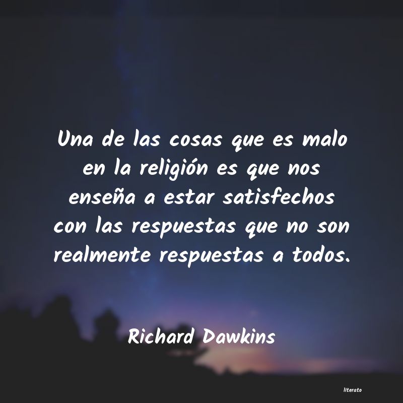 frases de Richard Dawkins