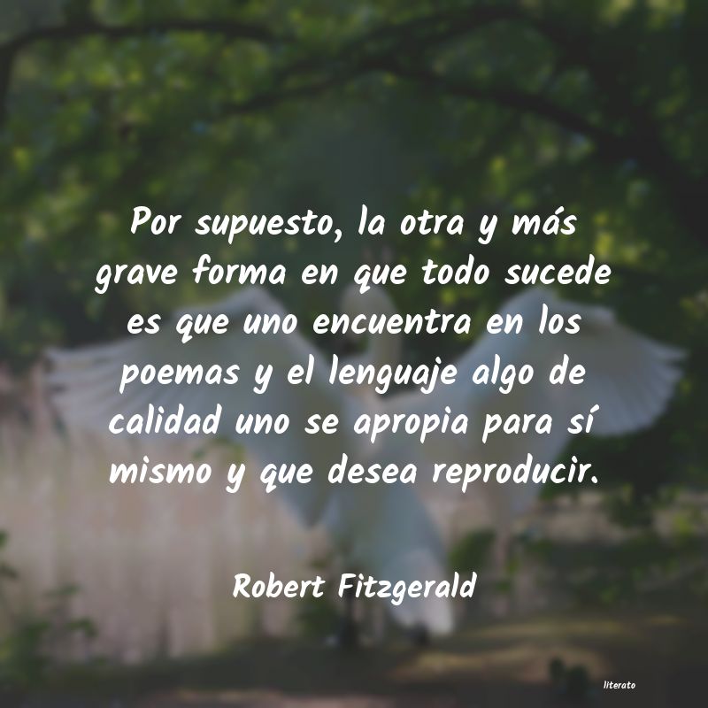 Frases de Robert Fitzgerald