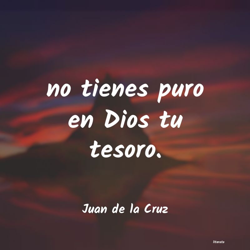 Frases de Juan de la Cruz