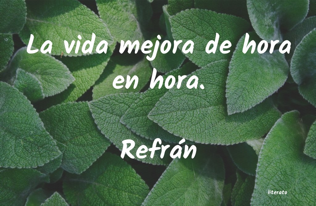 Frases de Refrán