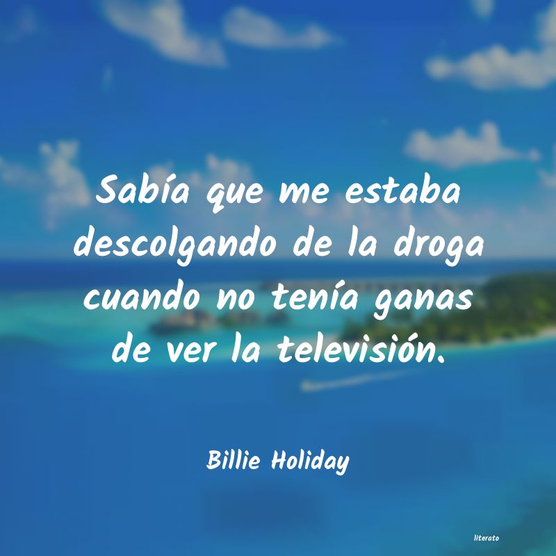 Frases de Billie Holiday