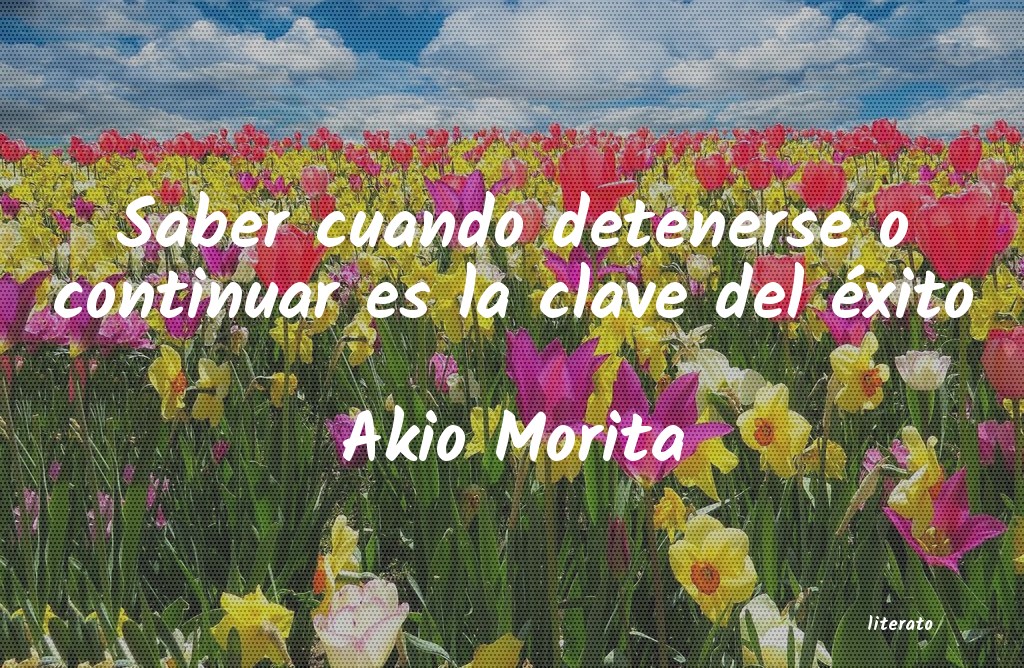 frases de Akio Morita