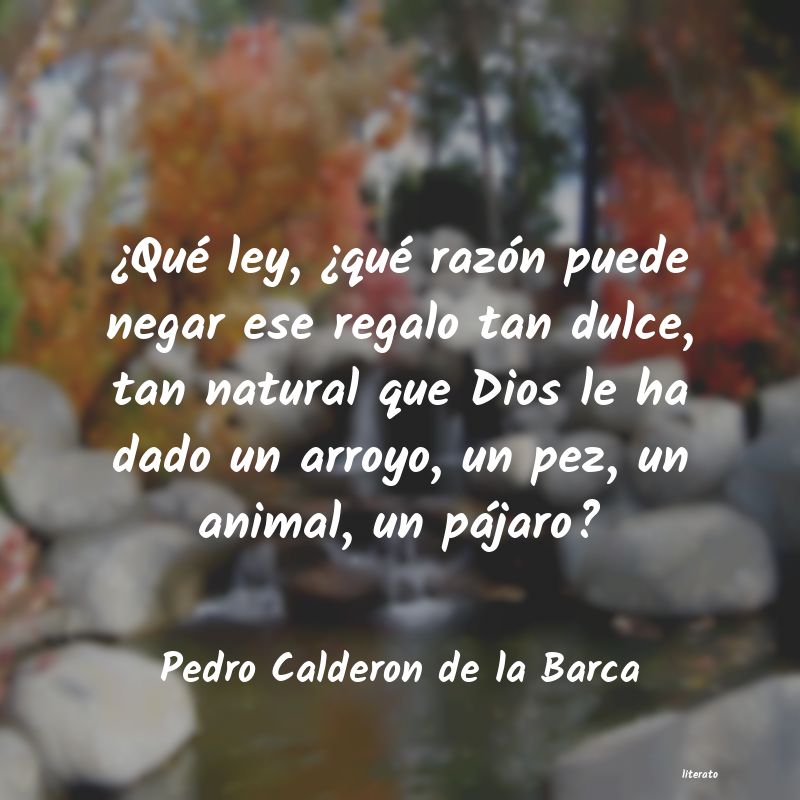 frases de Pedro Calderon de la Barca
