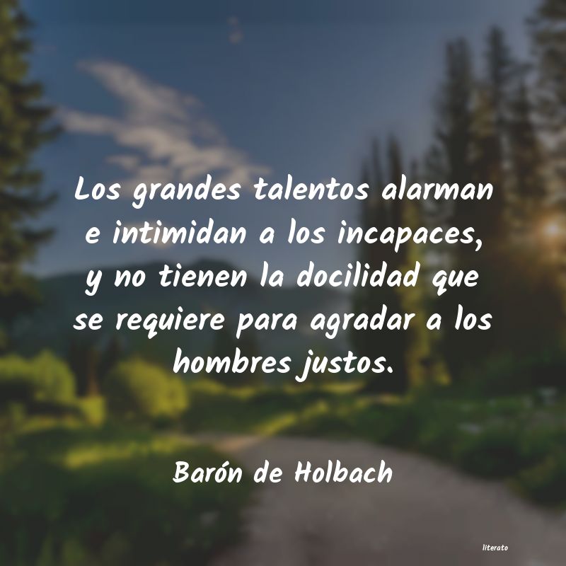 Frases de Barón de Holbach