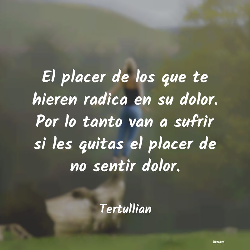 Frases de Tertullian