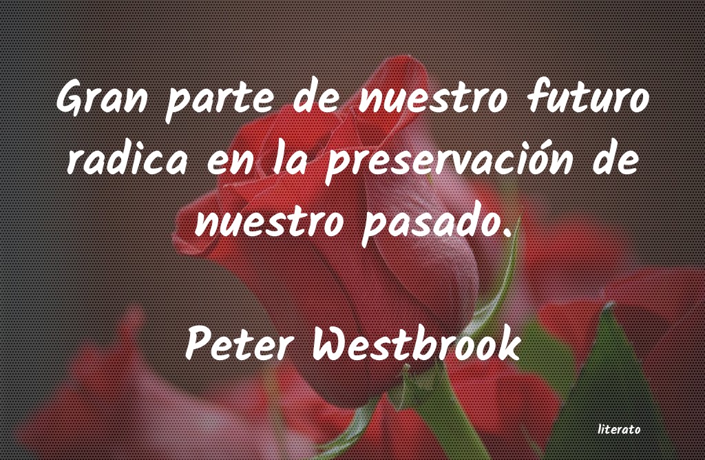 Frases de Peter Westbrook