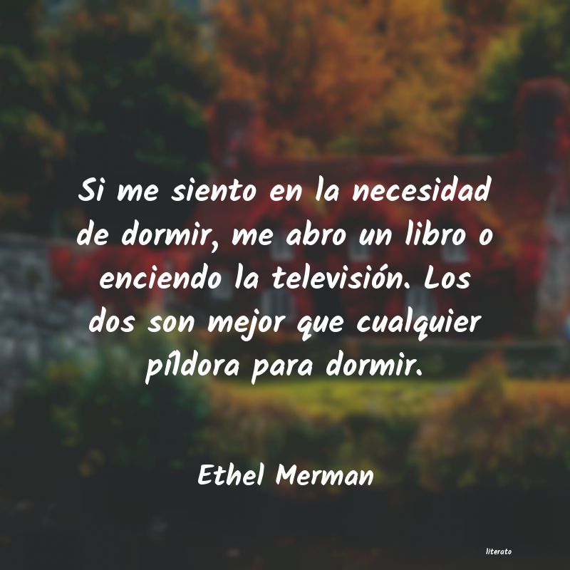 frases de Ethel Merman