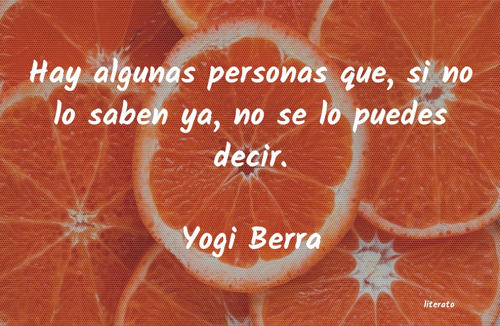 Frases de Yogi Berra