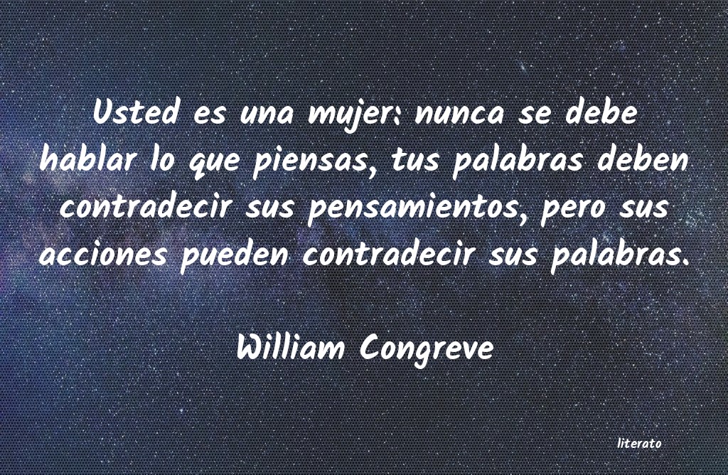 Frases de William Congreve
