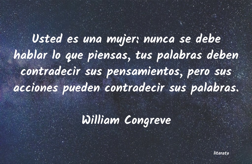 frases de William Congreve