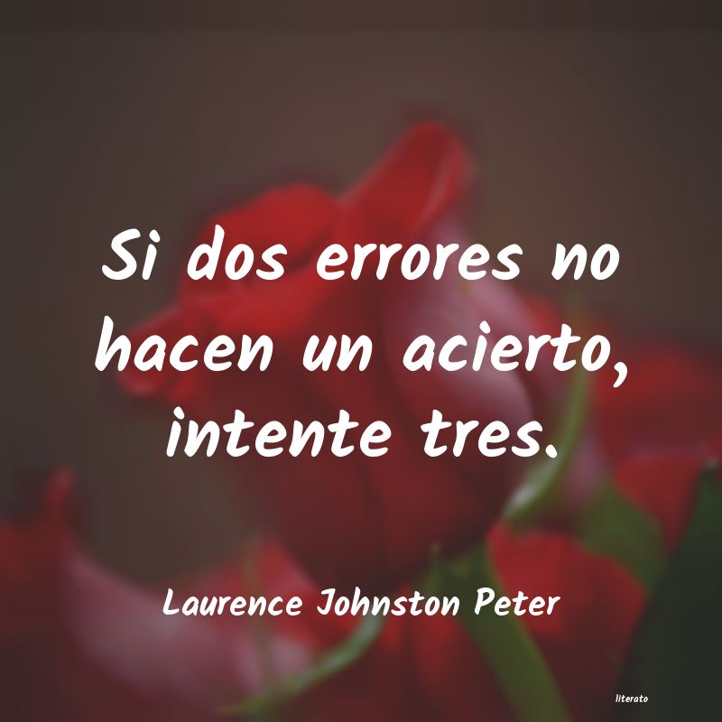frases de Laurence Johnston Peter