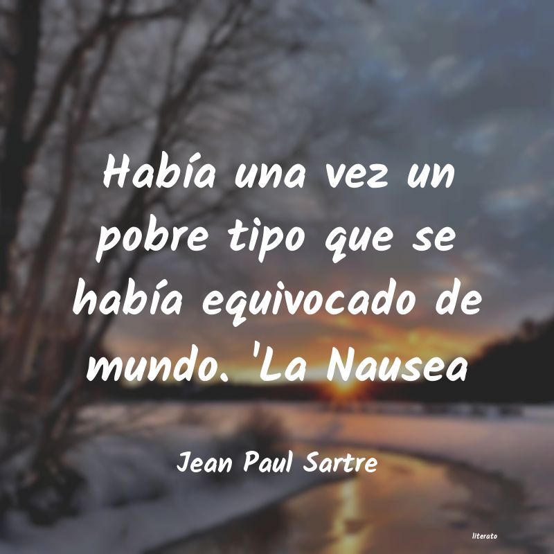 frases de Jean Paul Sartre