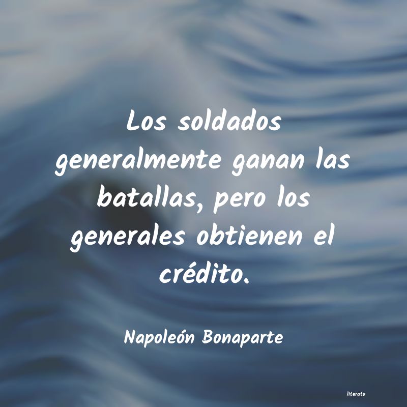 frases de Napoleón Bonaparte