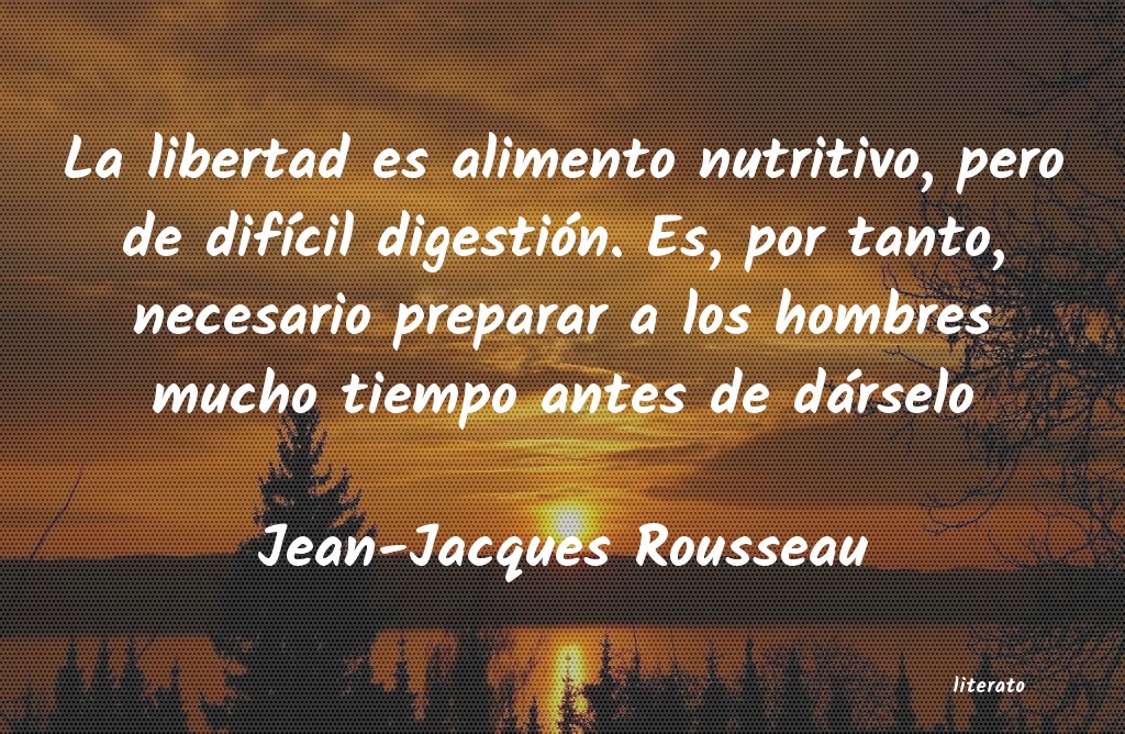 frases de Jean-Jacques Rousseau