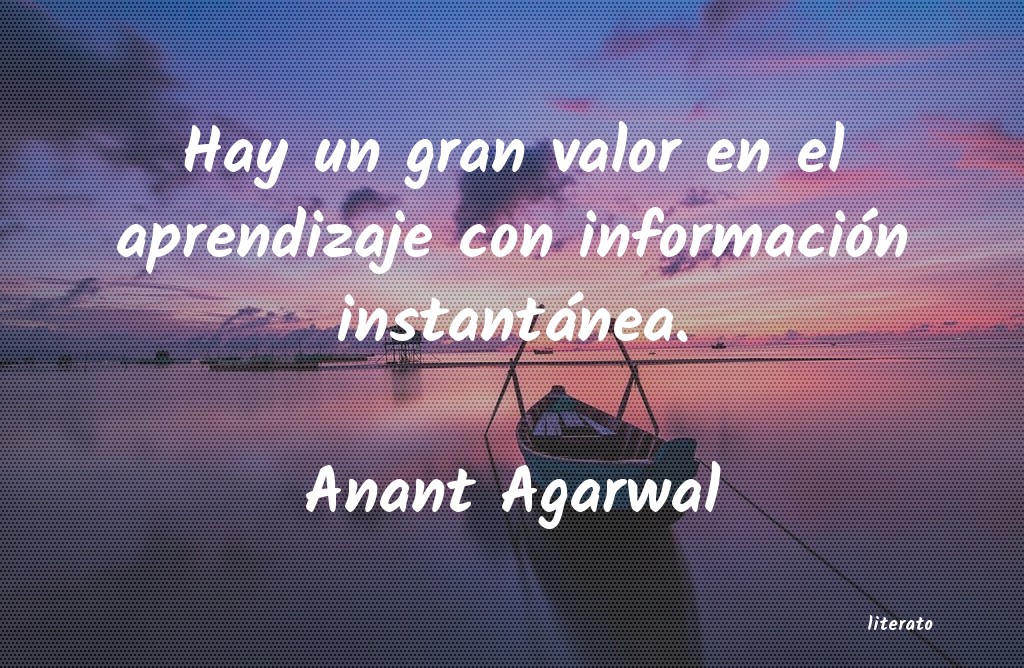 Frases de Anant Agarwal