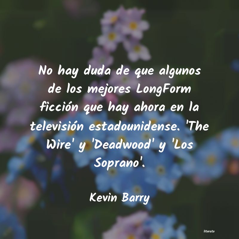 Frases de Kevin Barry