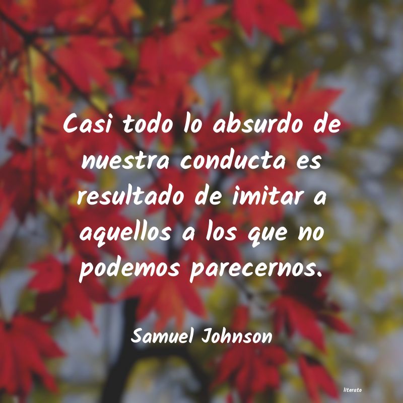 Frases de Samuel Johnson