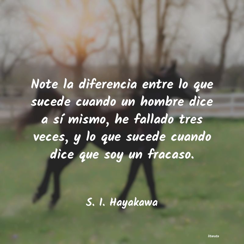frases de S. I. Hayakawa